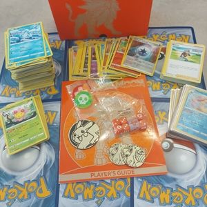 Great lot of 350+ official Pokemon TCG cards plus more!